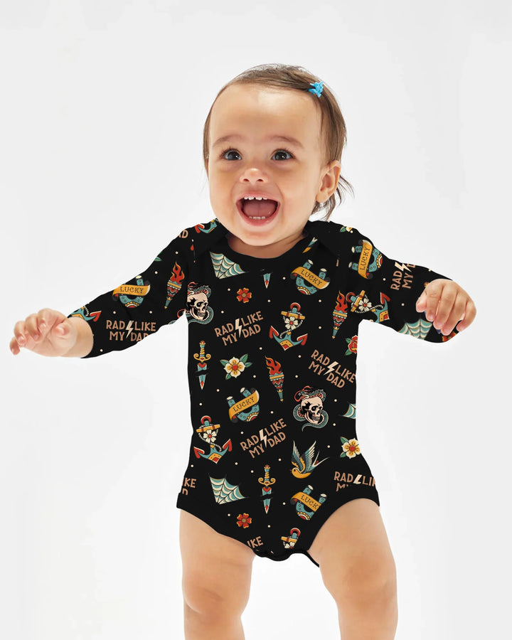 Rad Dad Society Daddy & Me Matching Bamboo Bodysuit
