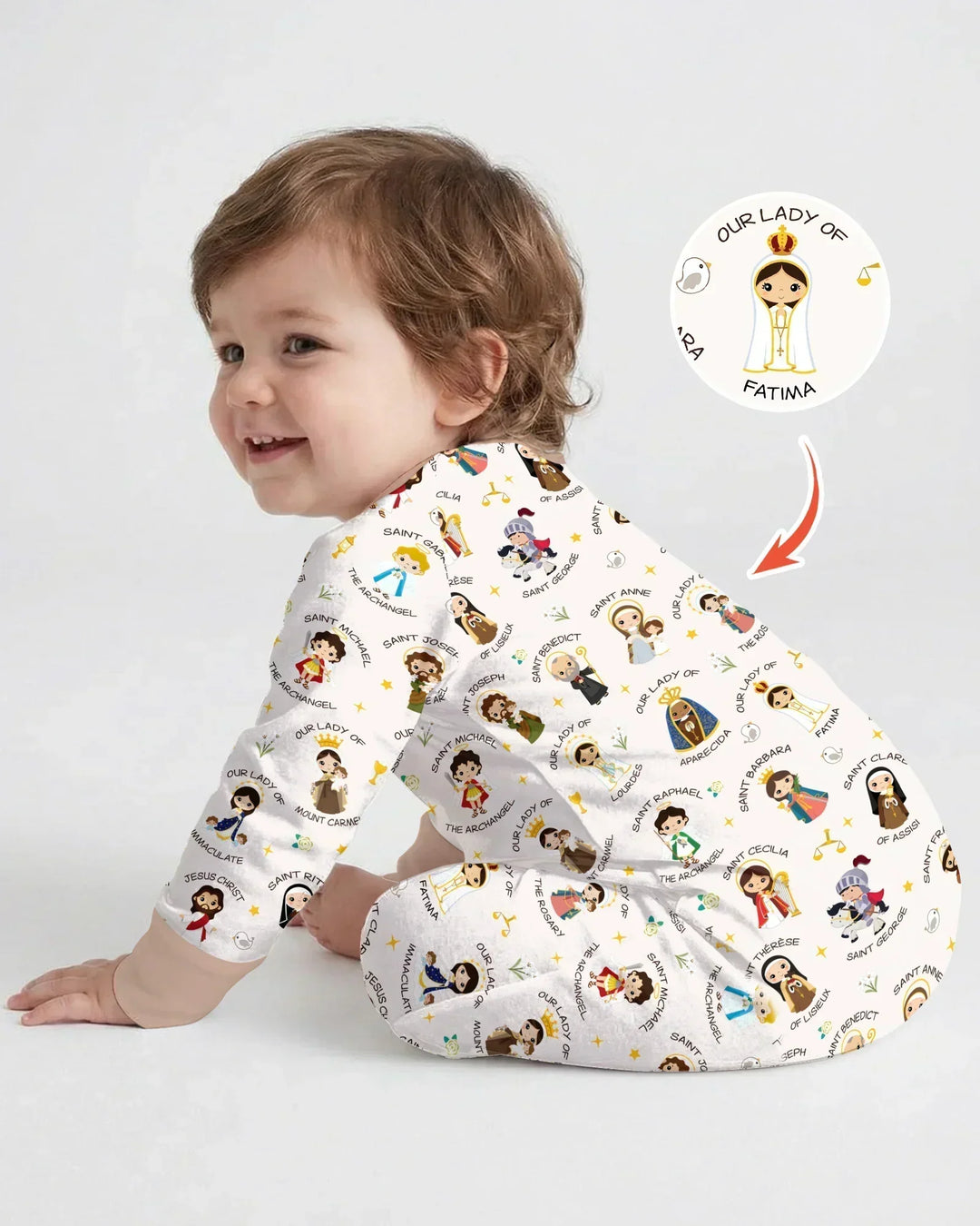 Pray For Us Family Matching Convertible Zippy