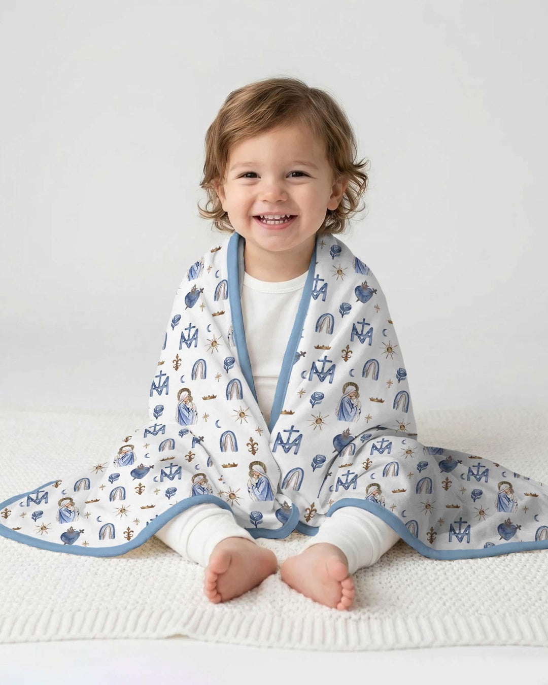 Little Ave Maria Bamboo Blanket