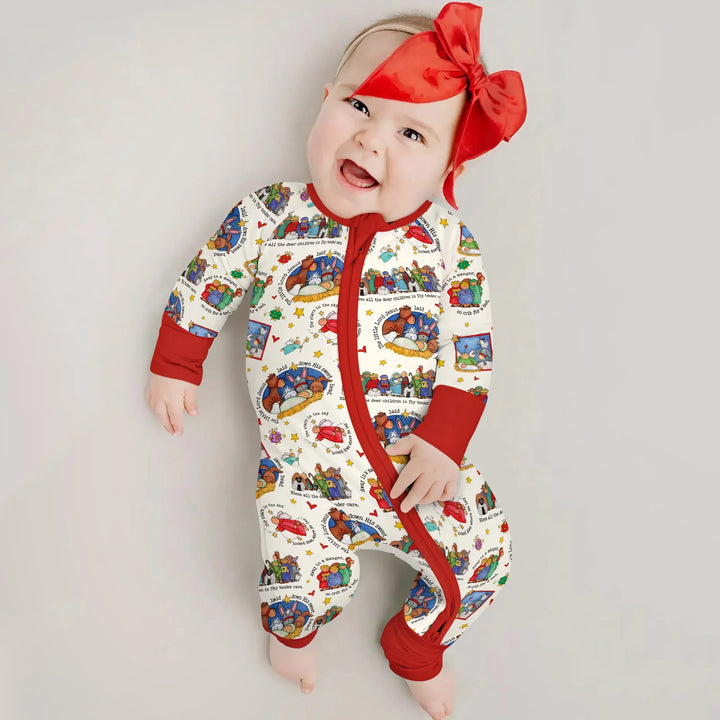 Gerippte Babykleidung mit individuellem Foto - Weich &amp; Skizzenhaft