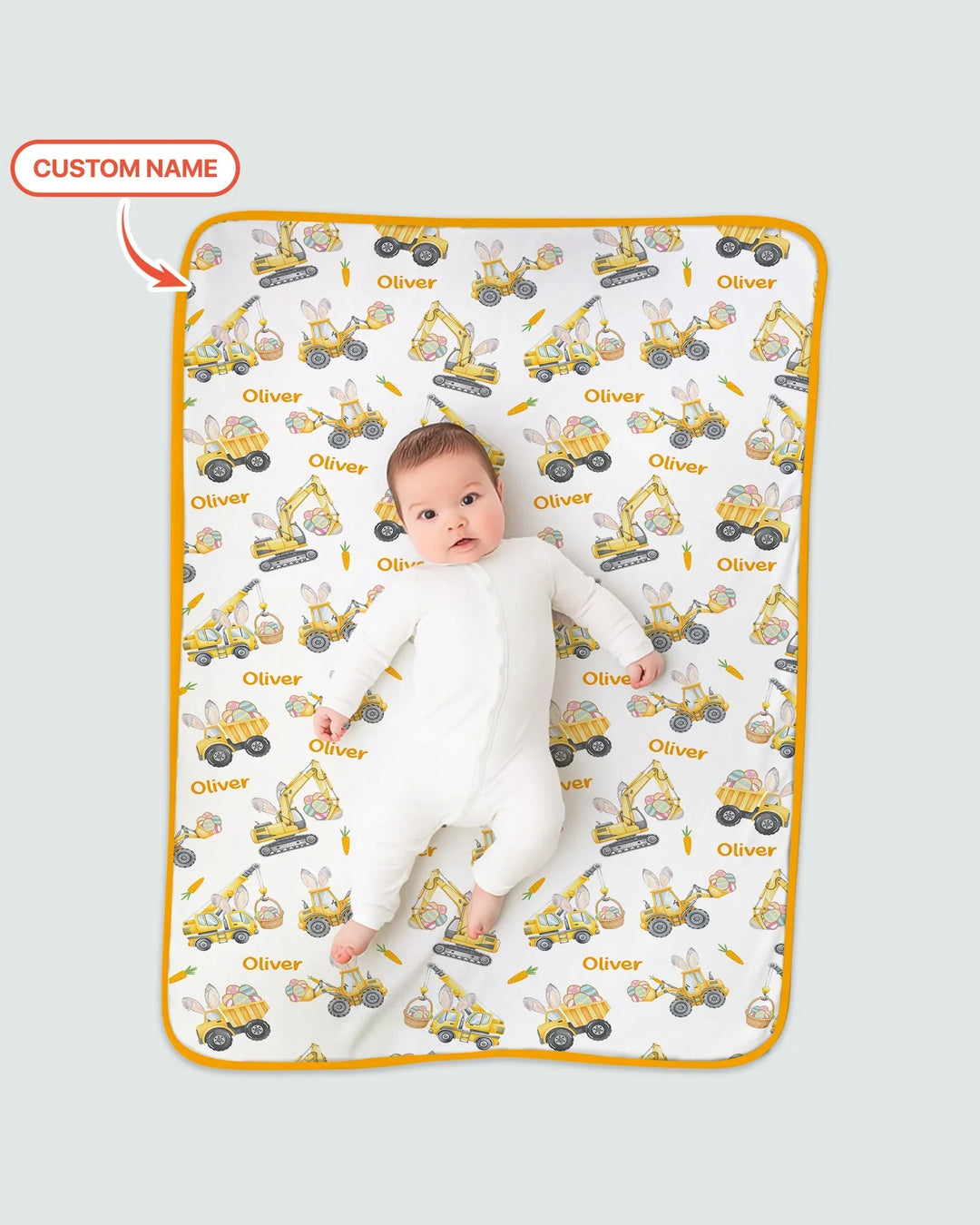 Vorlage für individuelle Kleinkinddecke