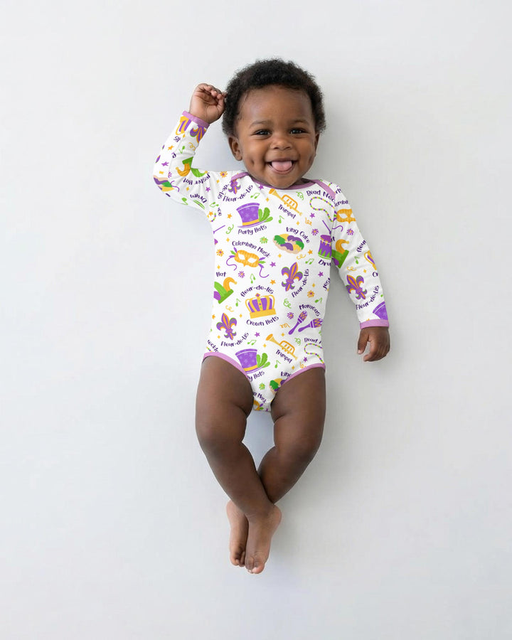 Mardi Gras Family Matching Bodysuit