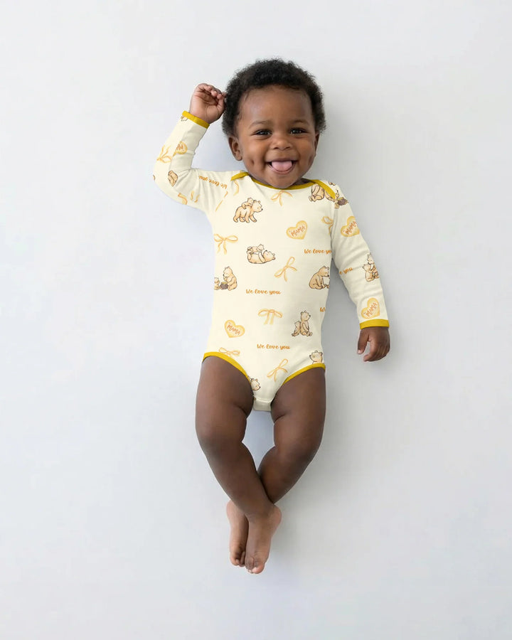 Sweat Yellow Mama Bear Bodysuit