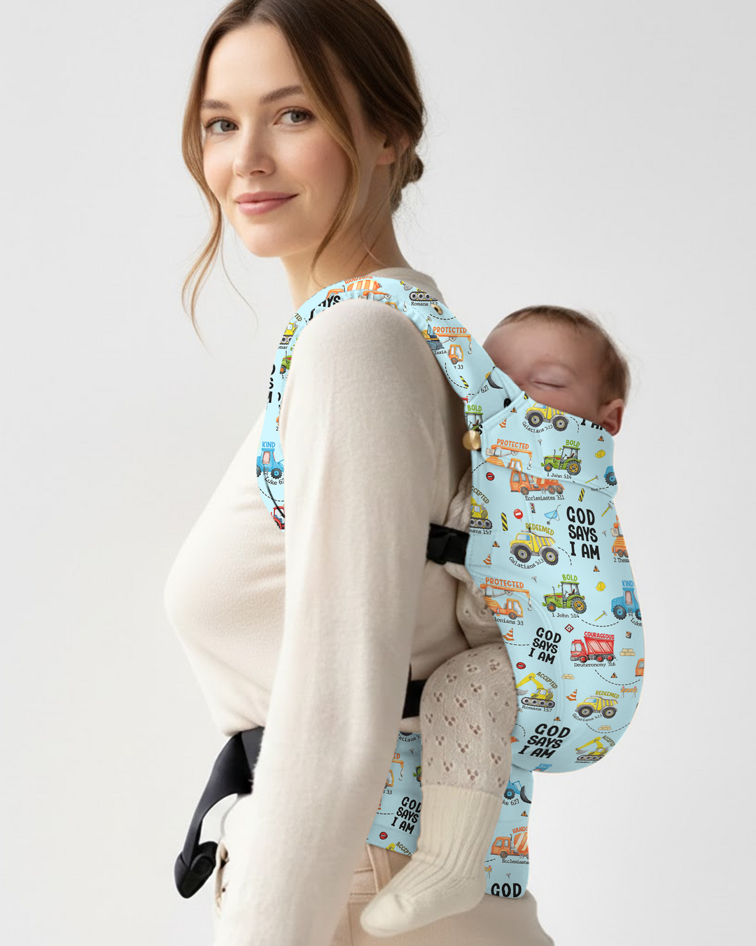 God Says I Am Construction Baby Carrier