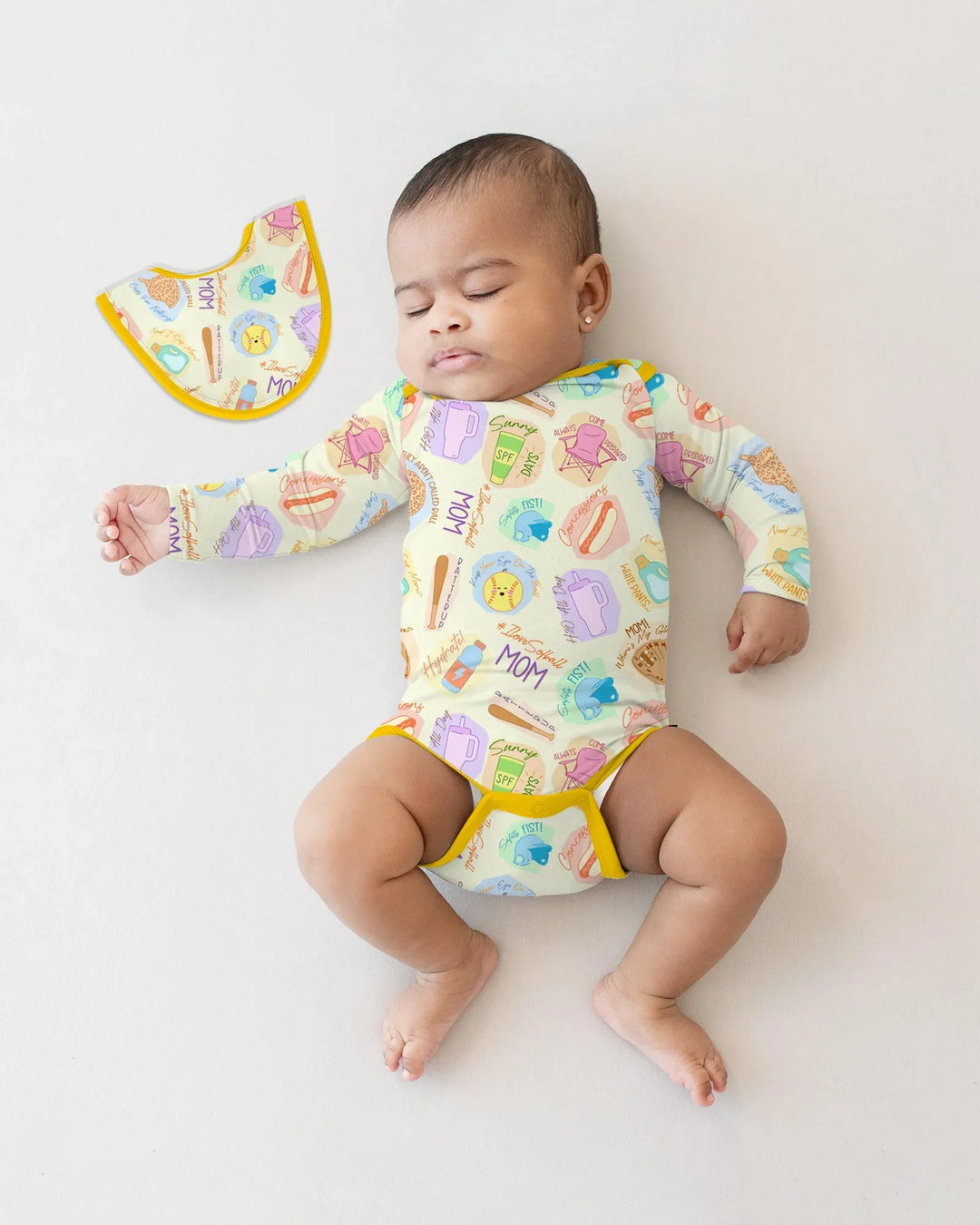 SoftBall Mom Saves The Days Bodysuit