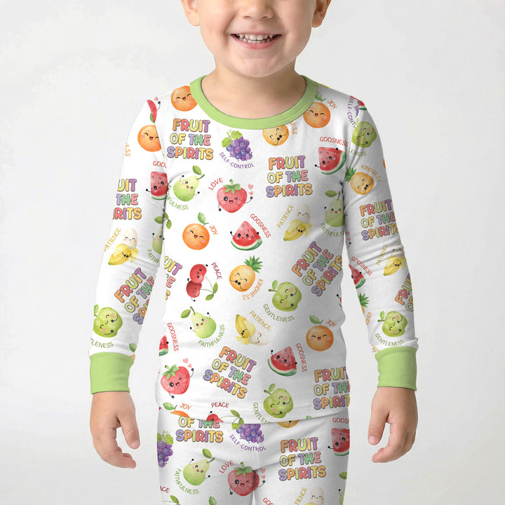 Fruit of the Spirit Two Piece Long Sleeve Pajama Set