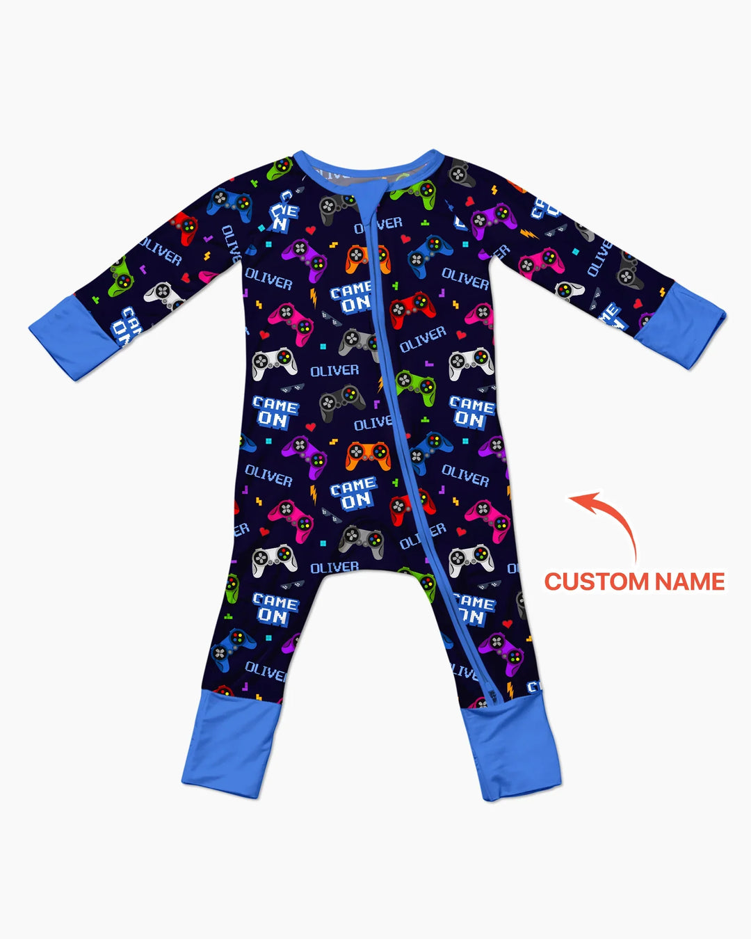 Custom Name Game On Family Matching Bamboo Convertible Zippy