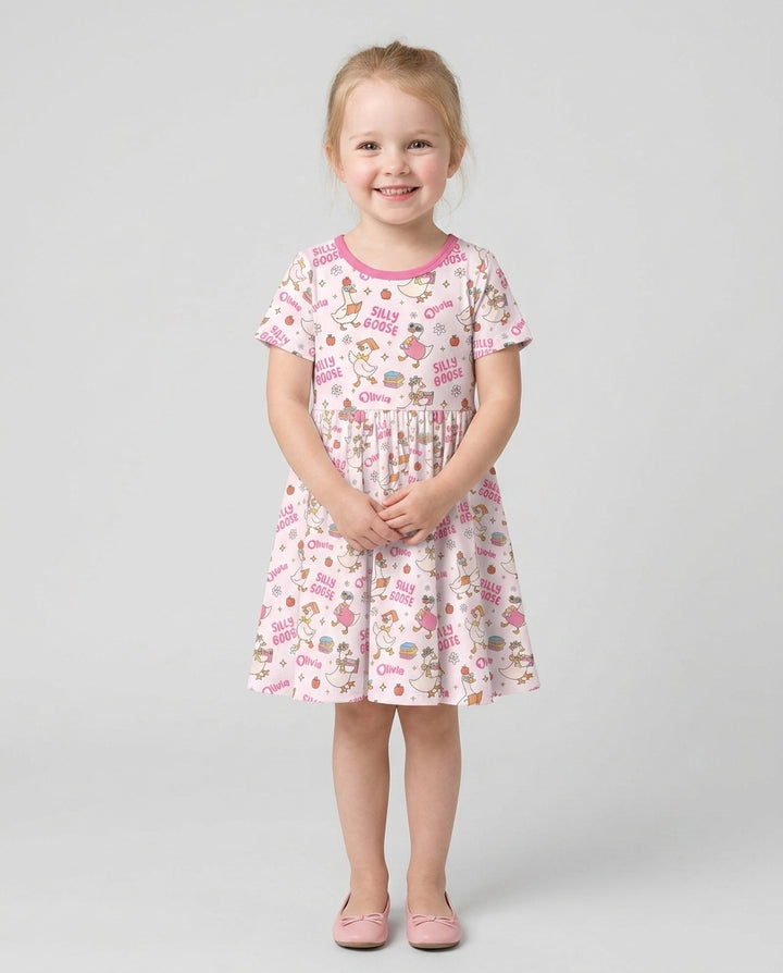 Vorlage Bambus Twirl Kleid