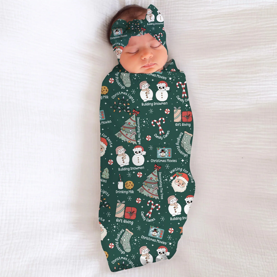 Christmas Things Swaddle Blanket