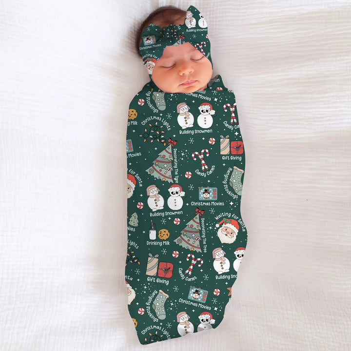 Christmas Things Swaddle Blanket