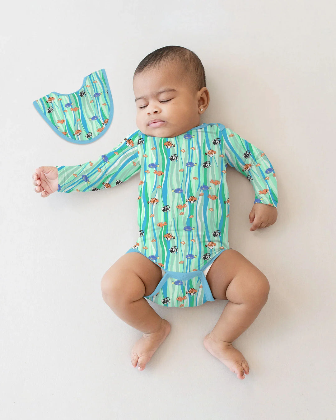 Custom Name Summer Beach Bamboo Bodysuit
