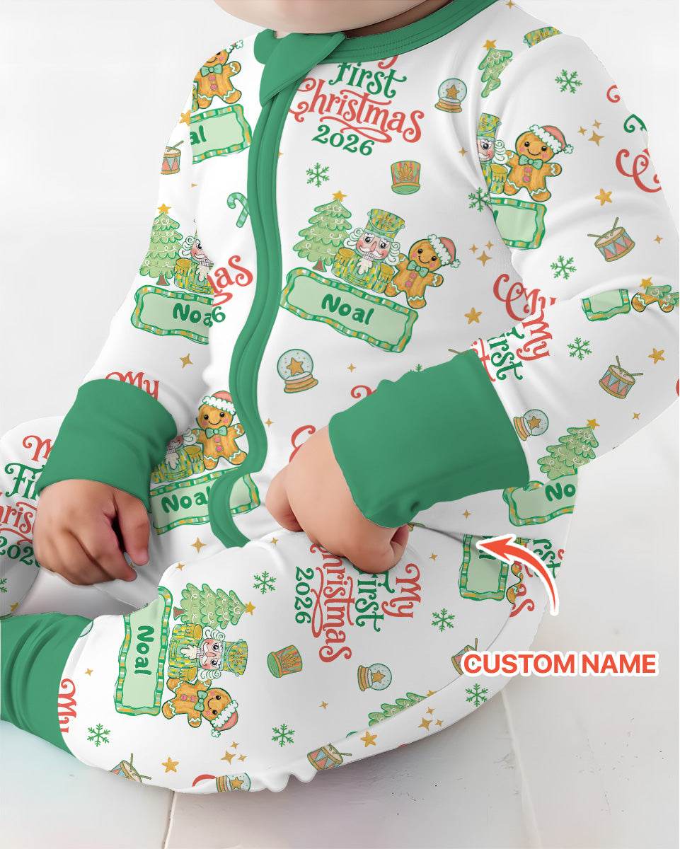 Custom Name Nutcracker Christmas Tale Bamboo Convertible Zippy