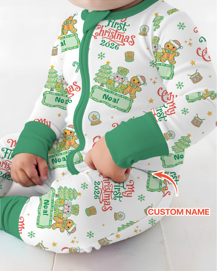 Custom Name Nutcracker Christmas Tale Bamboo Convertible Zippy