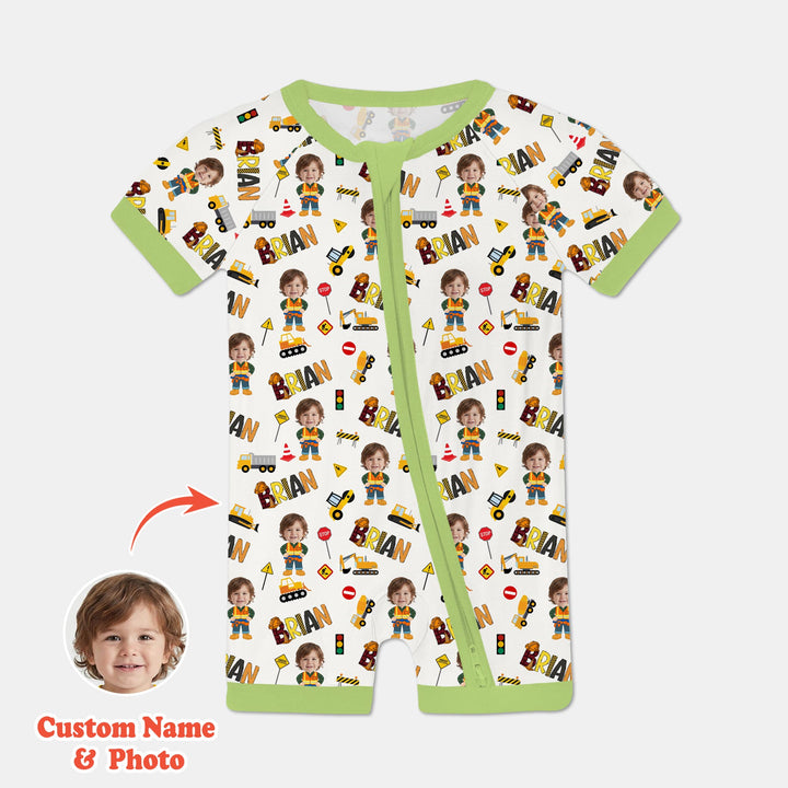 Custom Photo Doodle Little Builder Shorty Zippy