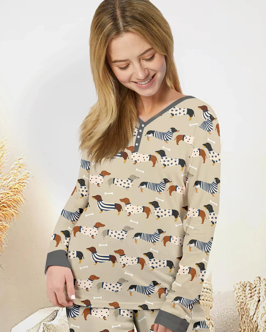 Cute Wieners Women Pajama Set