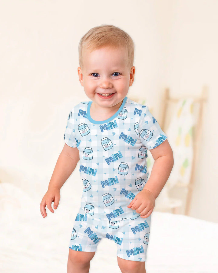 Mama & Mini Mother's Day 2026 Bamboo Two Piece Short Sleeve Shorts Pajama Set