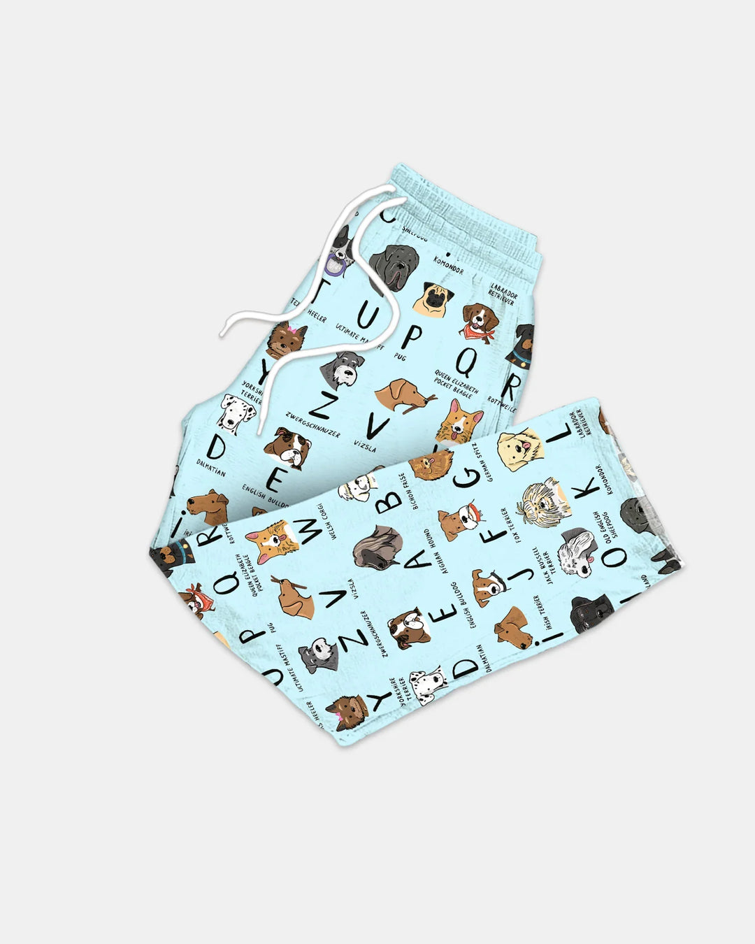 Funny Dogs Alphabet Men's Pajama Set