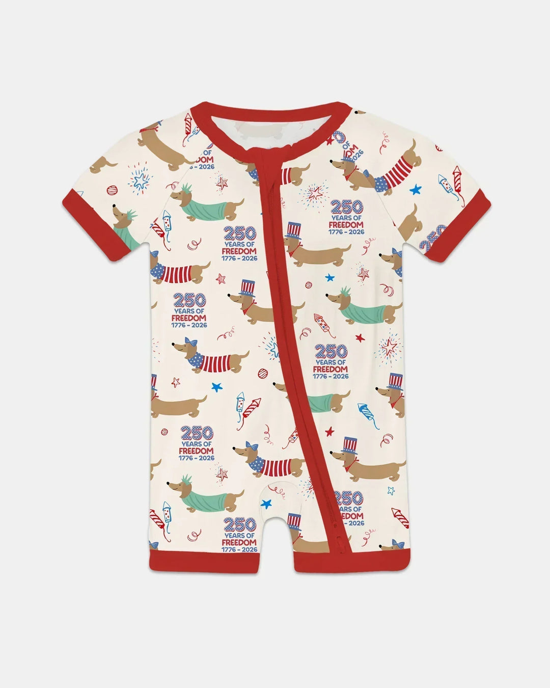 250 Years Of Freedom Shorty Zippy