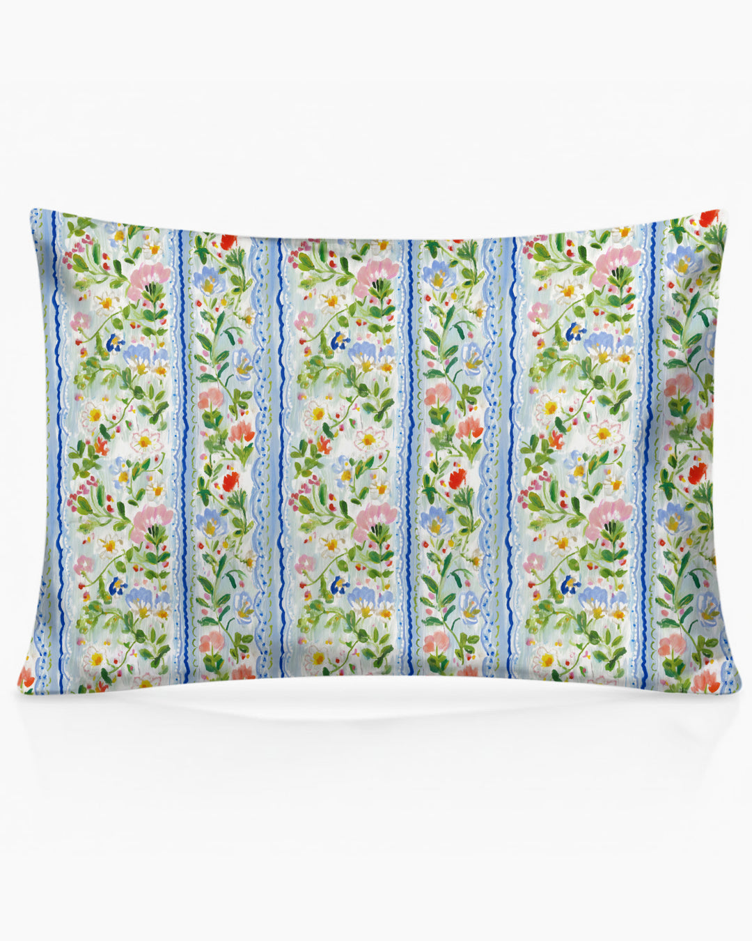 Paste Floral Girl Bamboo Pillow Case