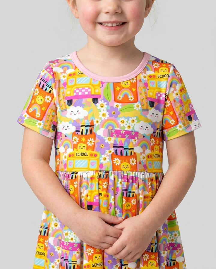 Vorlage Bambus Twirl Kleid