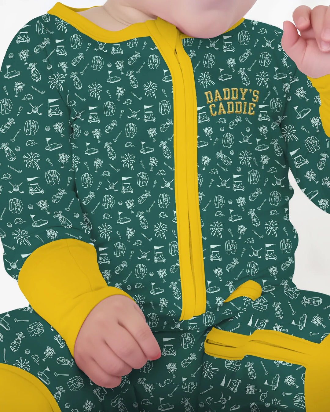Embroidered Matching With Dad Golf Club Bamboo Convertible Zippy