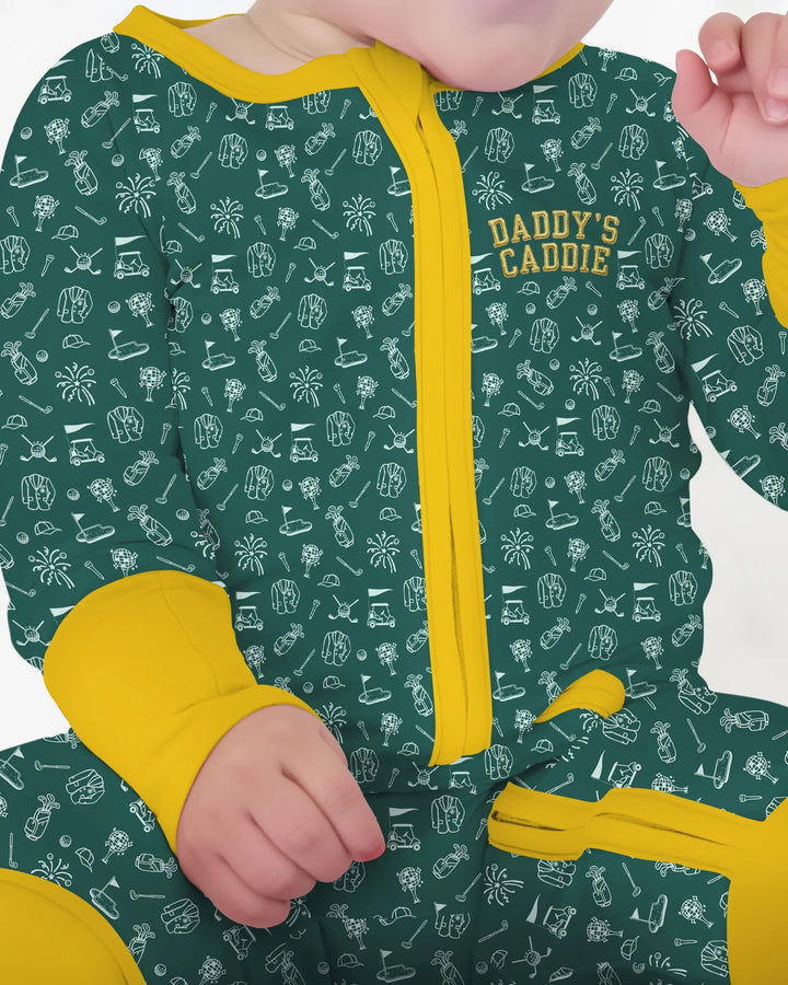 Embroidered Matching With Dad Golf Club Bamboo Convertible Zippy