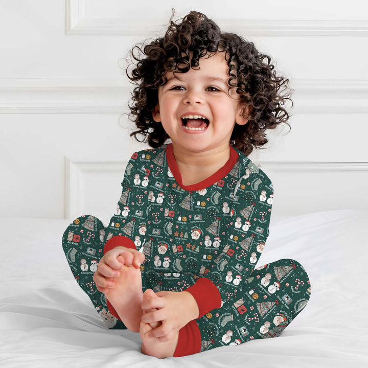 Christmas Things Two Piece Long Sleeve Pajama Set