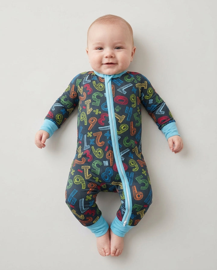 Math Doodles Bamboo Convertible Zippy