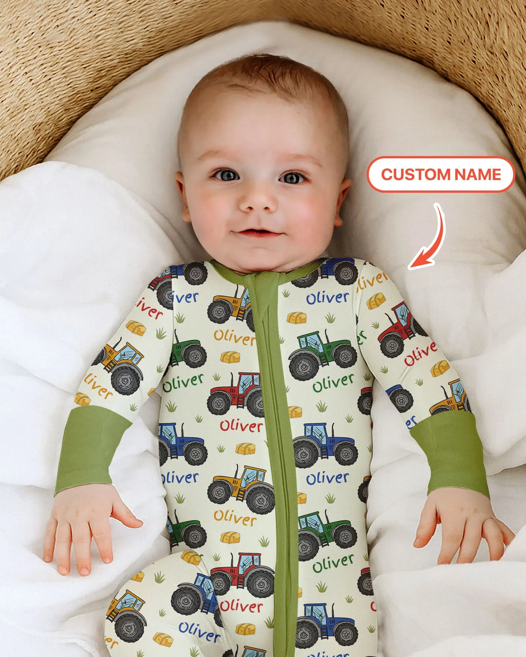 Custom Name A Little Dirt Never Hurt Bamboo Convertible Zippy