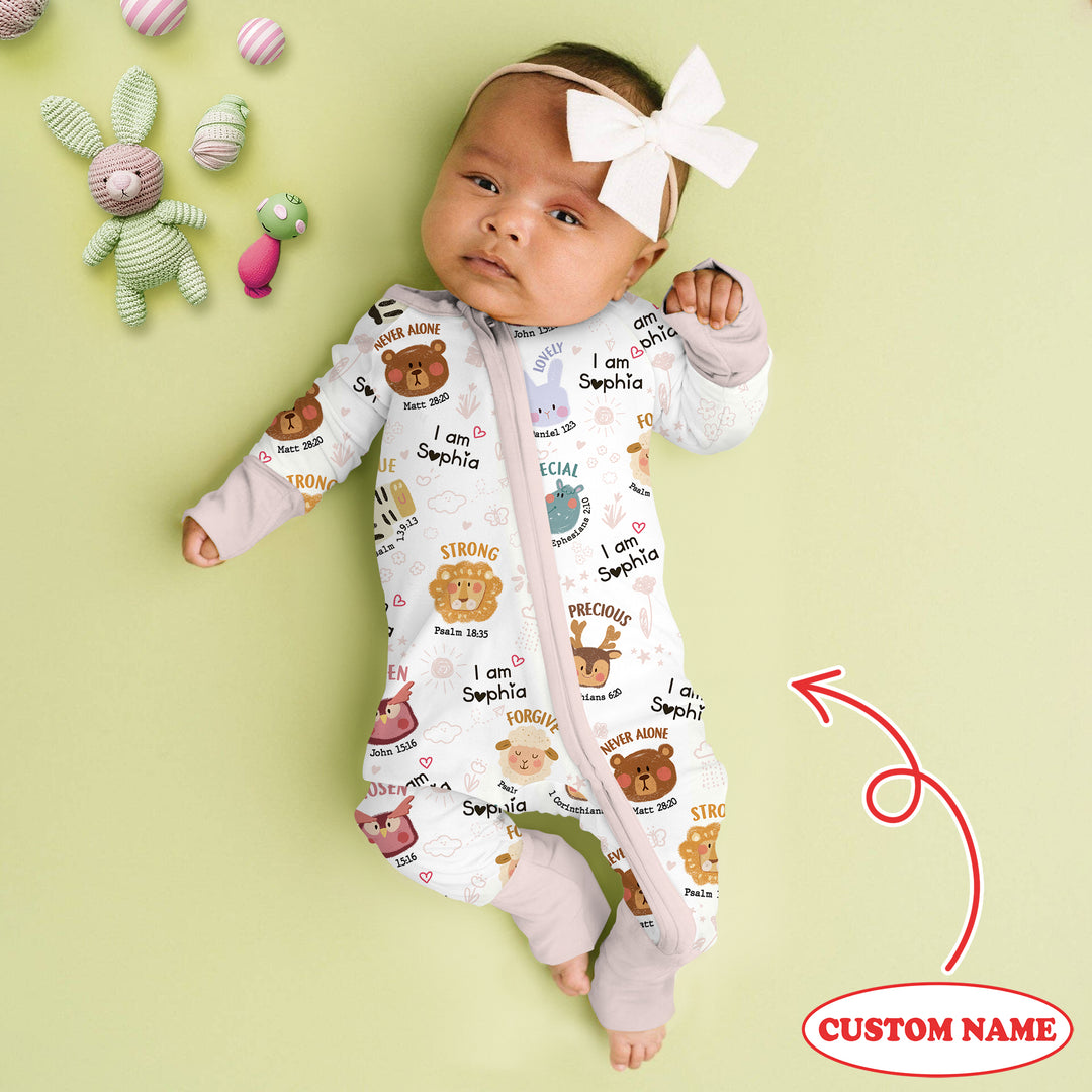God’s Little Zoo Custom Name Convertible Zippy