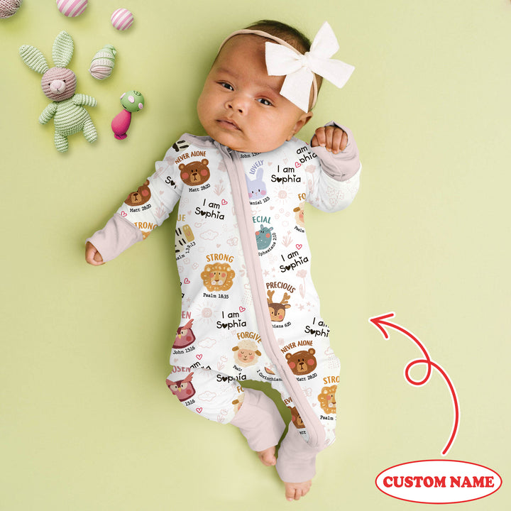 God’s Little Zoo Custom Name Convertible Zippy
