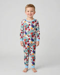 Pomegranate Blessings Night Family Matching Bamboo Two Piece Long Sleeve Pajama Set
