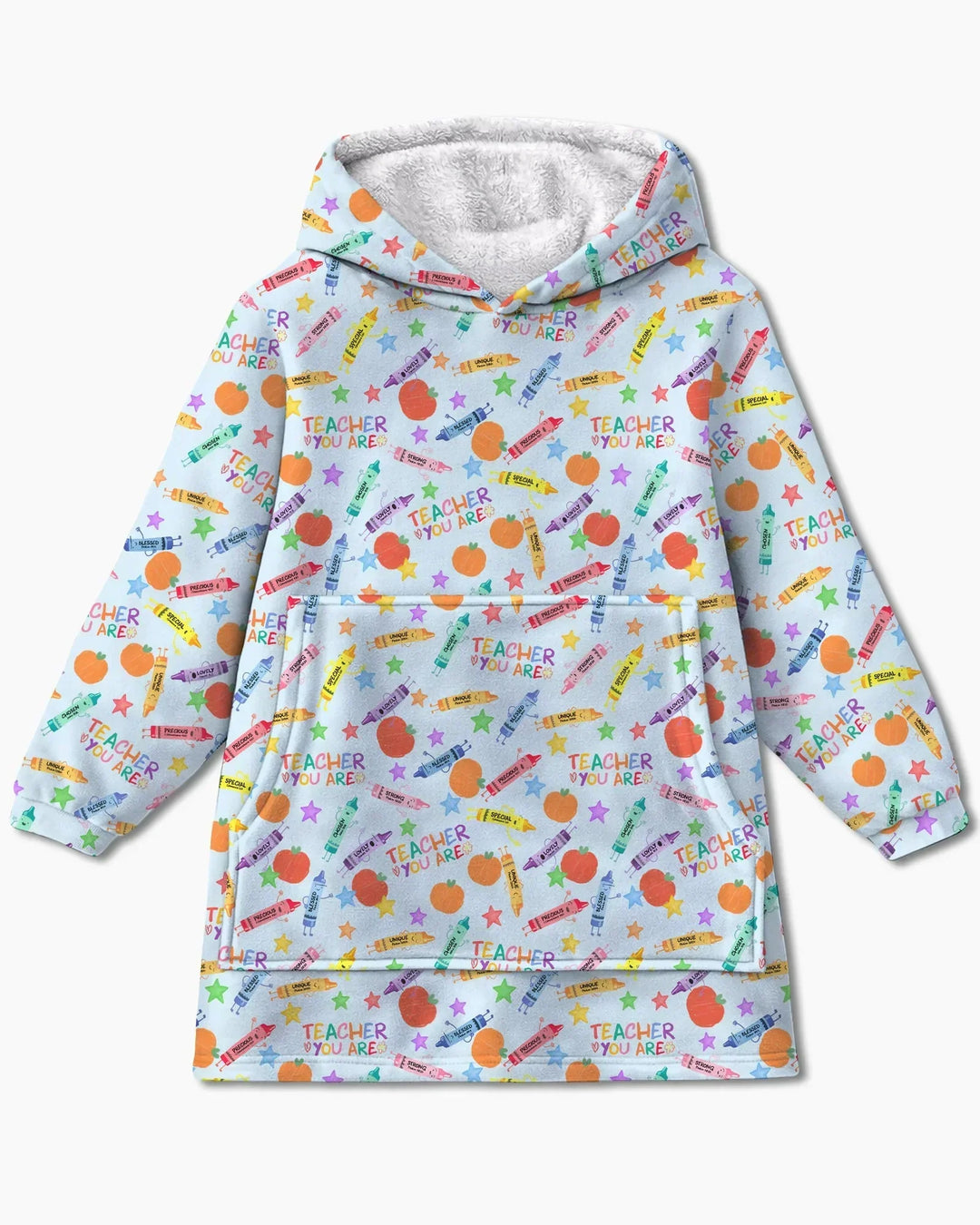 Teacher You Are Special Bamboo Blanket Hoodie
