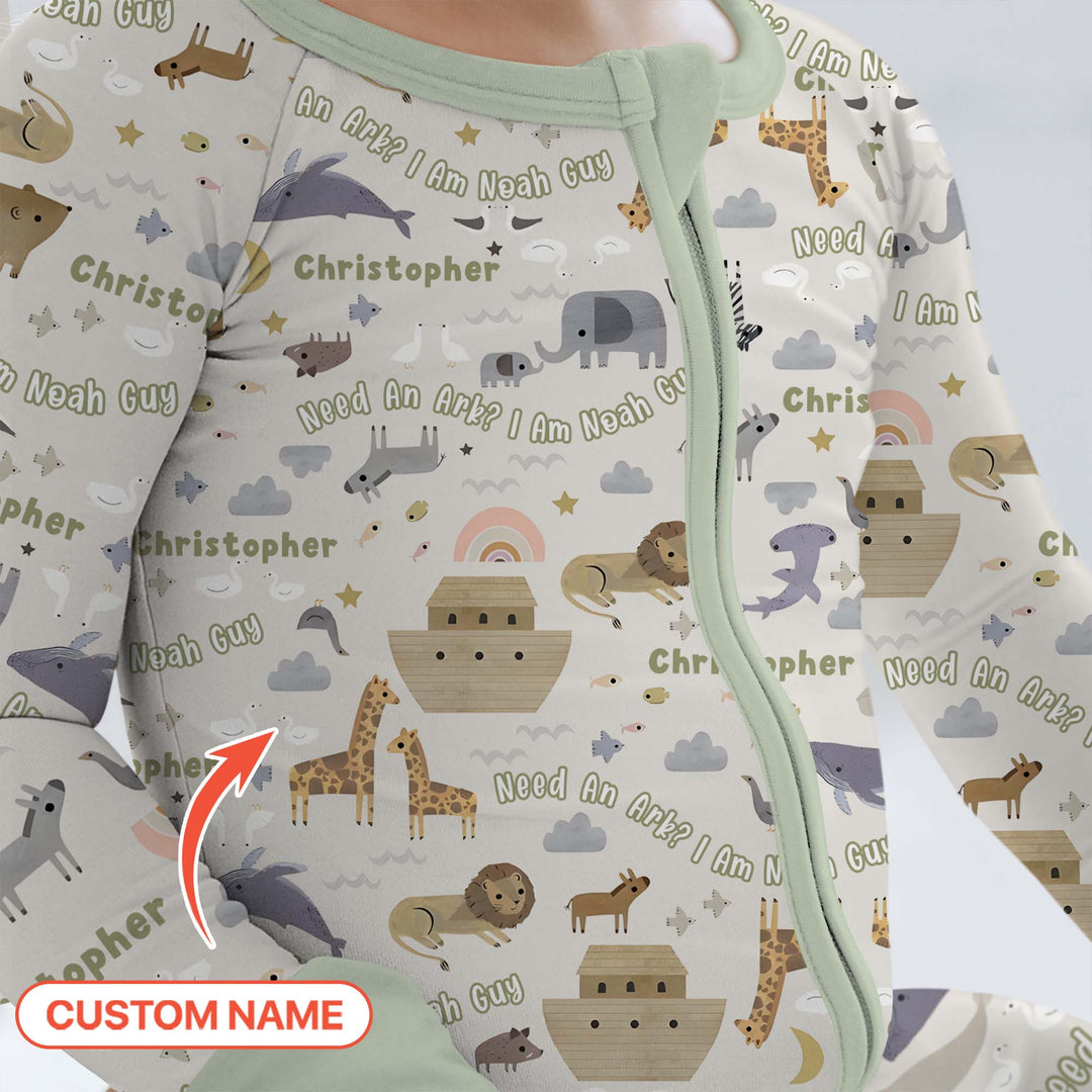 Need An Ark? I Noah Guy Custom Name Convertible Zippy