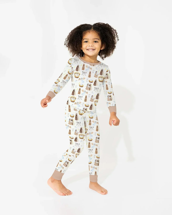 Holy Family Two Piece Long Sleeve Pajama Set