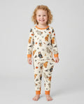Retro Trick Or Treat Bamboo Two Piece Long Sleeve Pajama Set