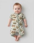 Vintage Hunting Season Daddy& Me Matching Bamboo Shorty Zippy