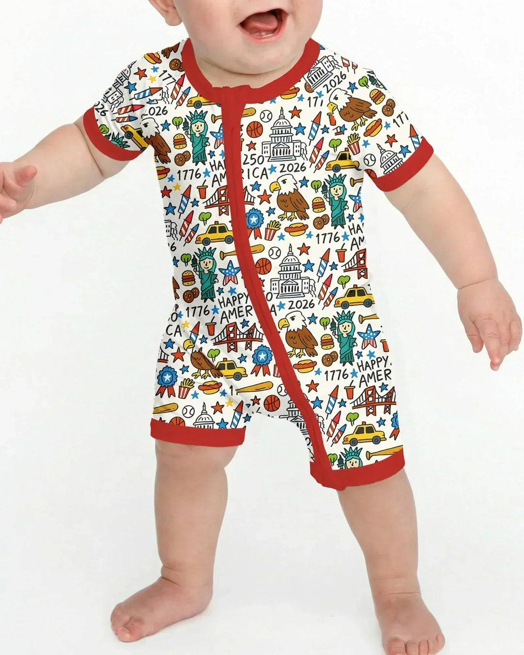 Doodle America 250th Anniversary Family Shorty Zippy