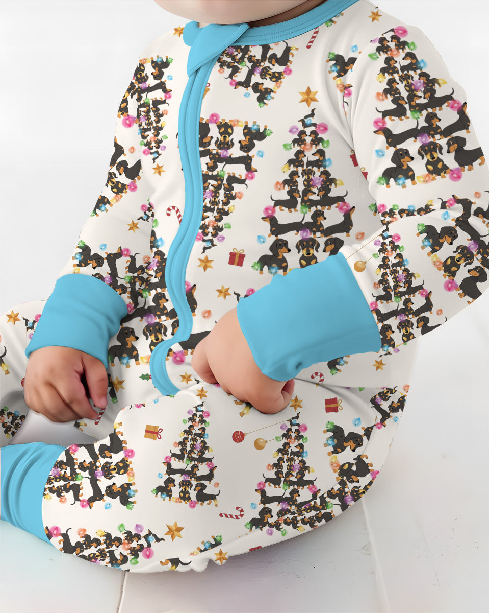 Doxie Christmas Tree Bamboo Convertible Zippy