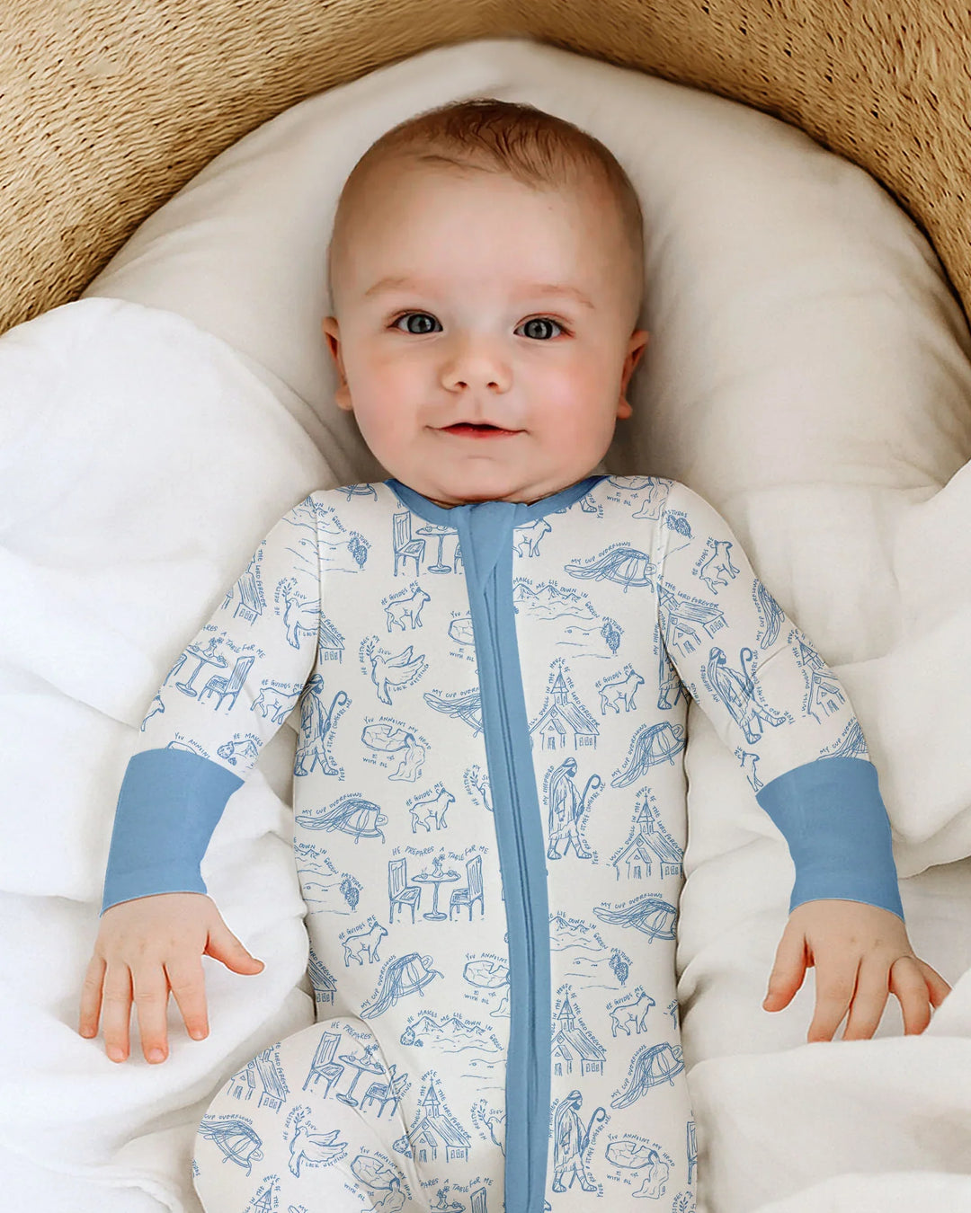 Psalm 23 Sketch Bamboo Convertible Zippy