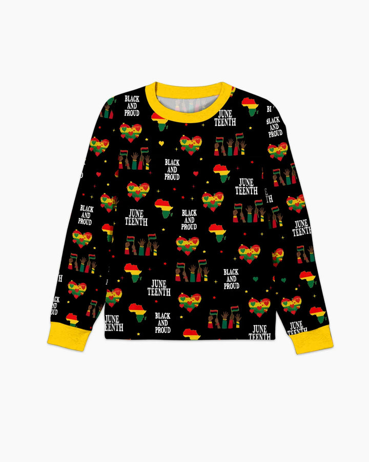 Juneteenth Black and Proud Bamboo Men's Pajama Set