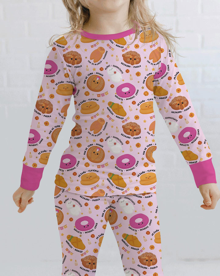 Pan Dulce Fiesta Bamboo Two Piece Long Sleeve Pajama Set