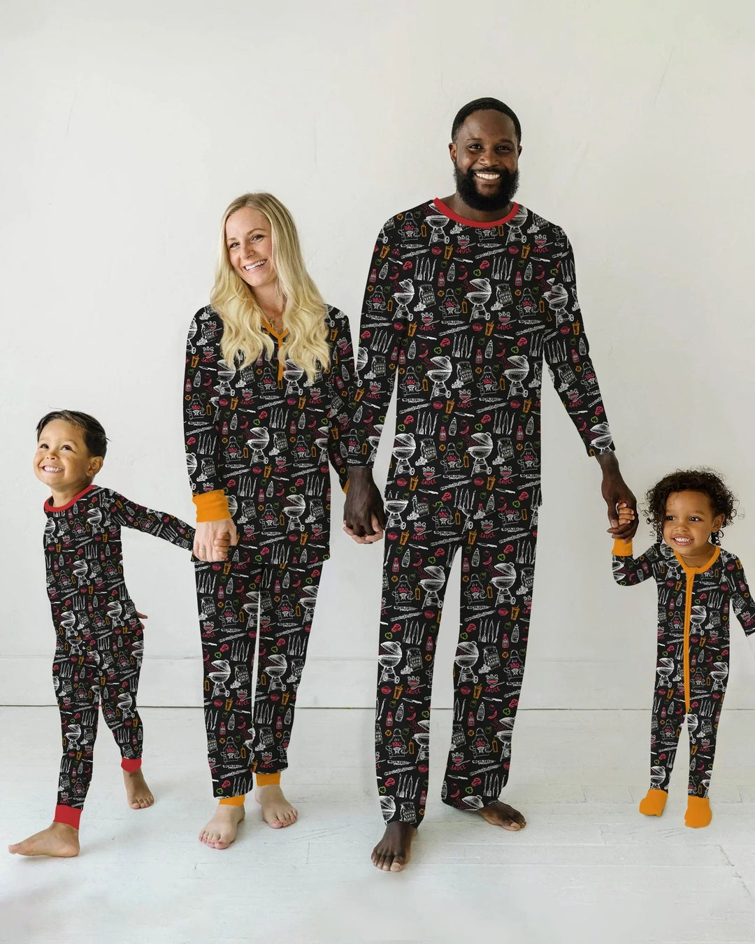Backyard BBQ Party Family Matching Bamboo Men's Pajama Set