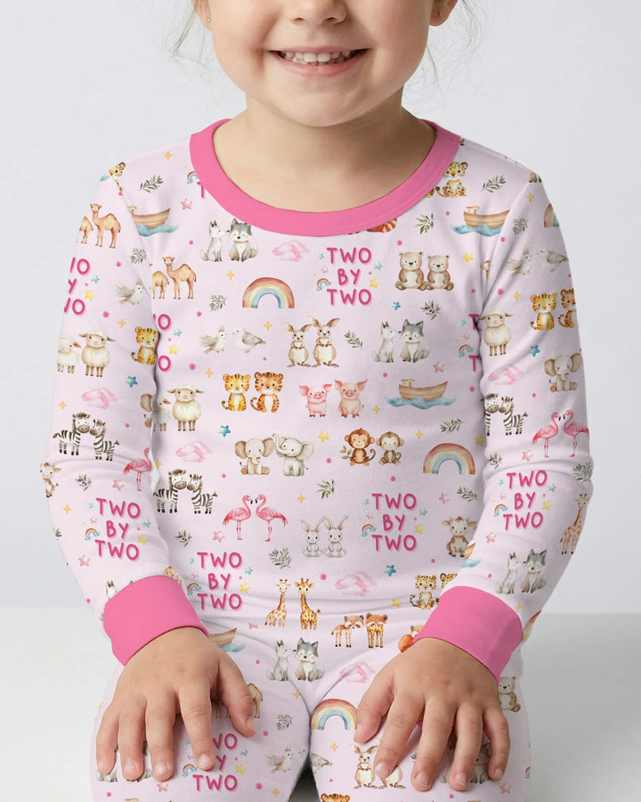 Two By Two Bamboo Two Piece Long Sleeve Pajama Set