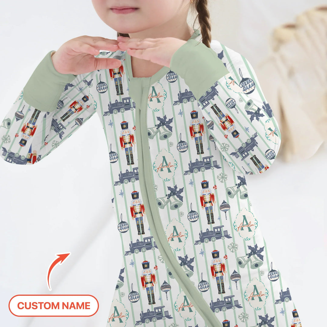 Custom Nutcracker Medium Blue Convertible Zippy , Custom Nutcracker Medium Blue Convertible Zippy - 0-3M