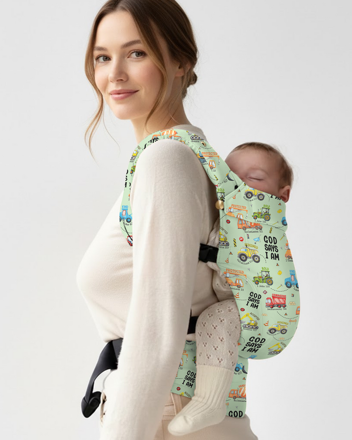 God Says I Am Construction Baby Carrier