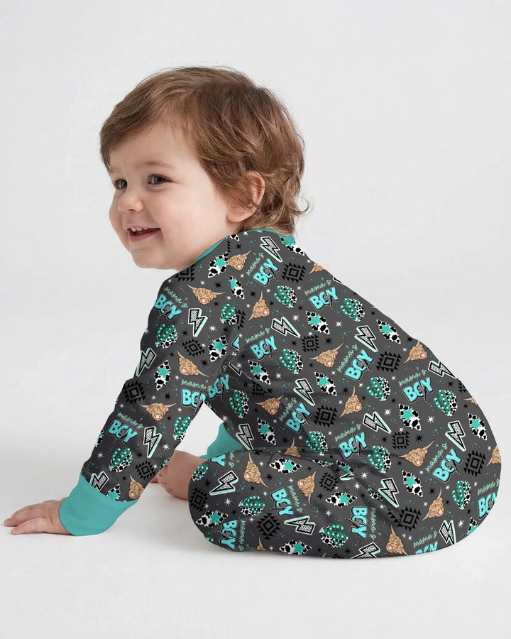 Western Mama & Me Matching  Bamboo Convertible Zippy