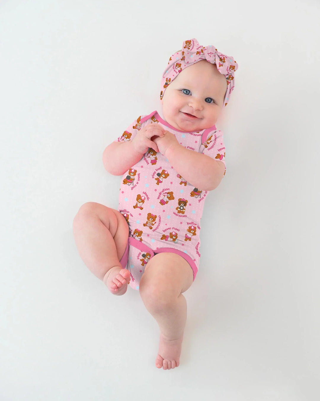 Born To Play Baseball Bamboo Bodysuit
