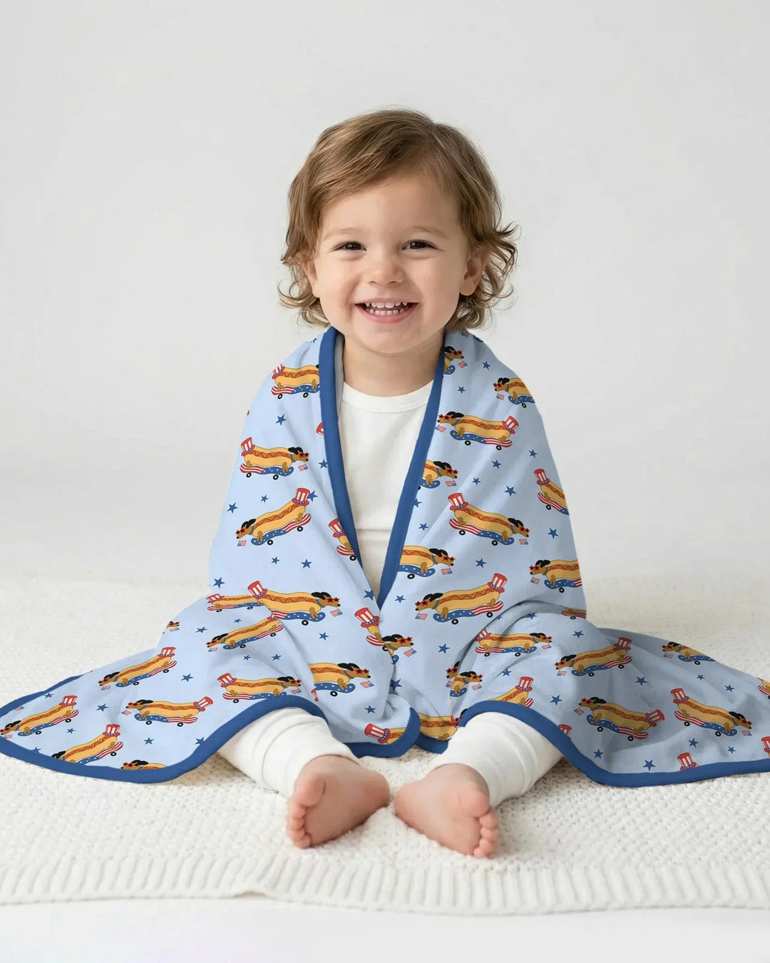 American Hot Dog Bamboo Blanket