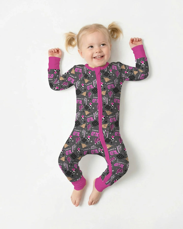 Western Mama & Me Matching  Bamboo Convertible Zippy